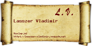 Lasszer Vladimir névjegykártya